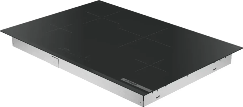 Product photo of the Bosch 800 Series NIT8061UC, shown on its own without cookware.