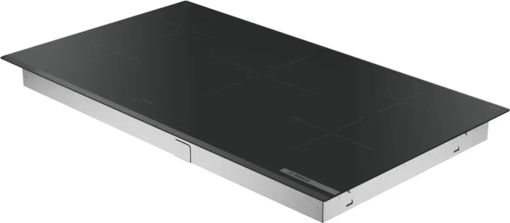 Product photo of the Bosch 800 Series NIT8661UC, shown on its own without cookware.