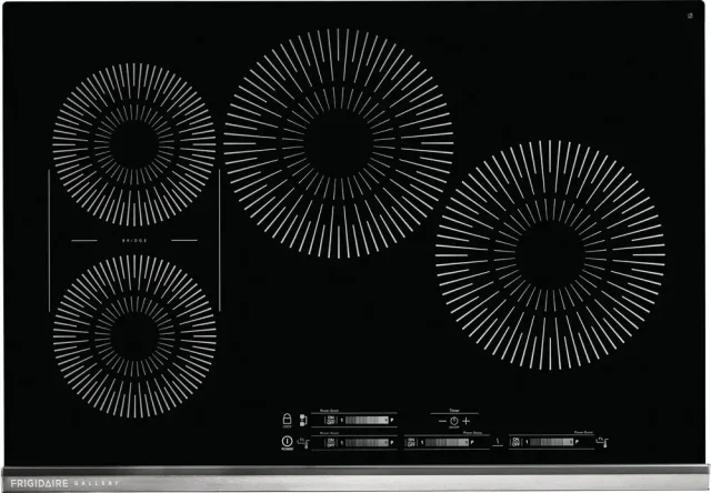 Product photo of the Frigidaire Gallery GCCI3067AB, shown on its own without cookware.