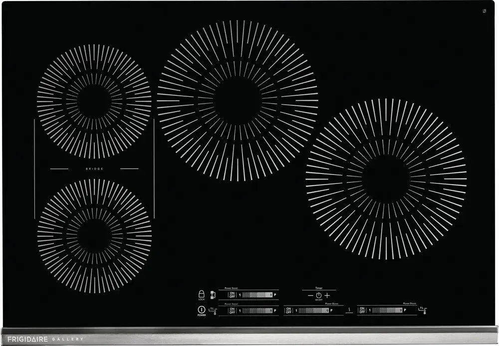 Product photo of the Frigidaire Gallery GCCI3067AB, shown on its own without cookware.