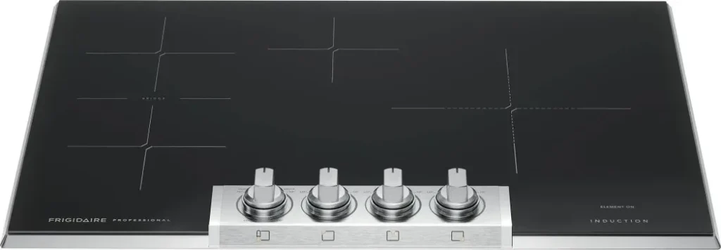 Product photo of the Frigidaire Professional PCCI3080AF, shown on its own without cookware.