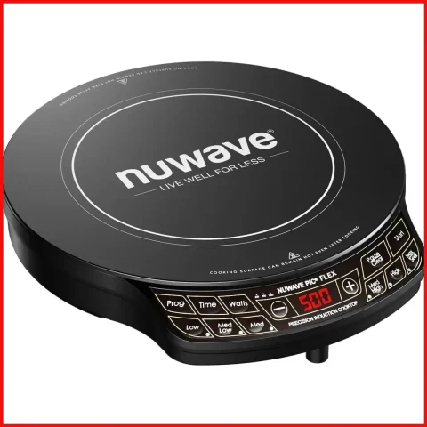 Product photo of the NuWave Precision 10.25 inches, shown on its own without cookware.