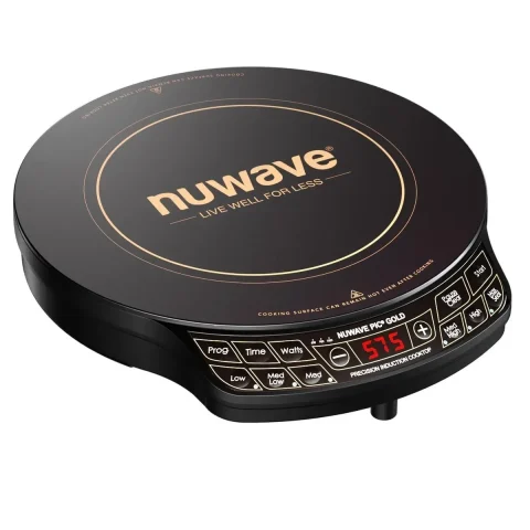 Product photo of the NuWave Precision Gold, shown on its own without cookware.